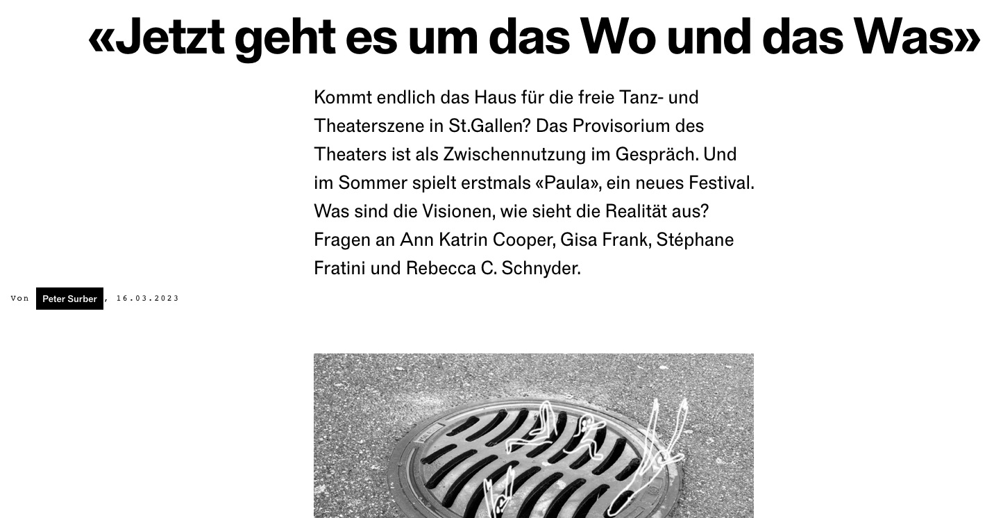 «Jetzt geht es um das Wo und das Was»