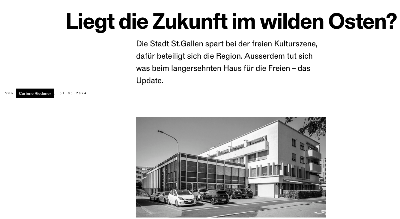 Liegt die Zukunft im wilden Osten?