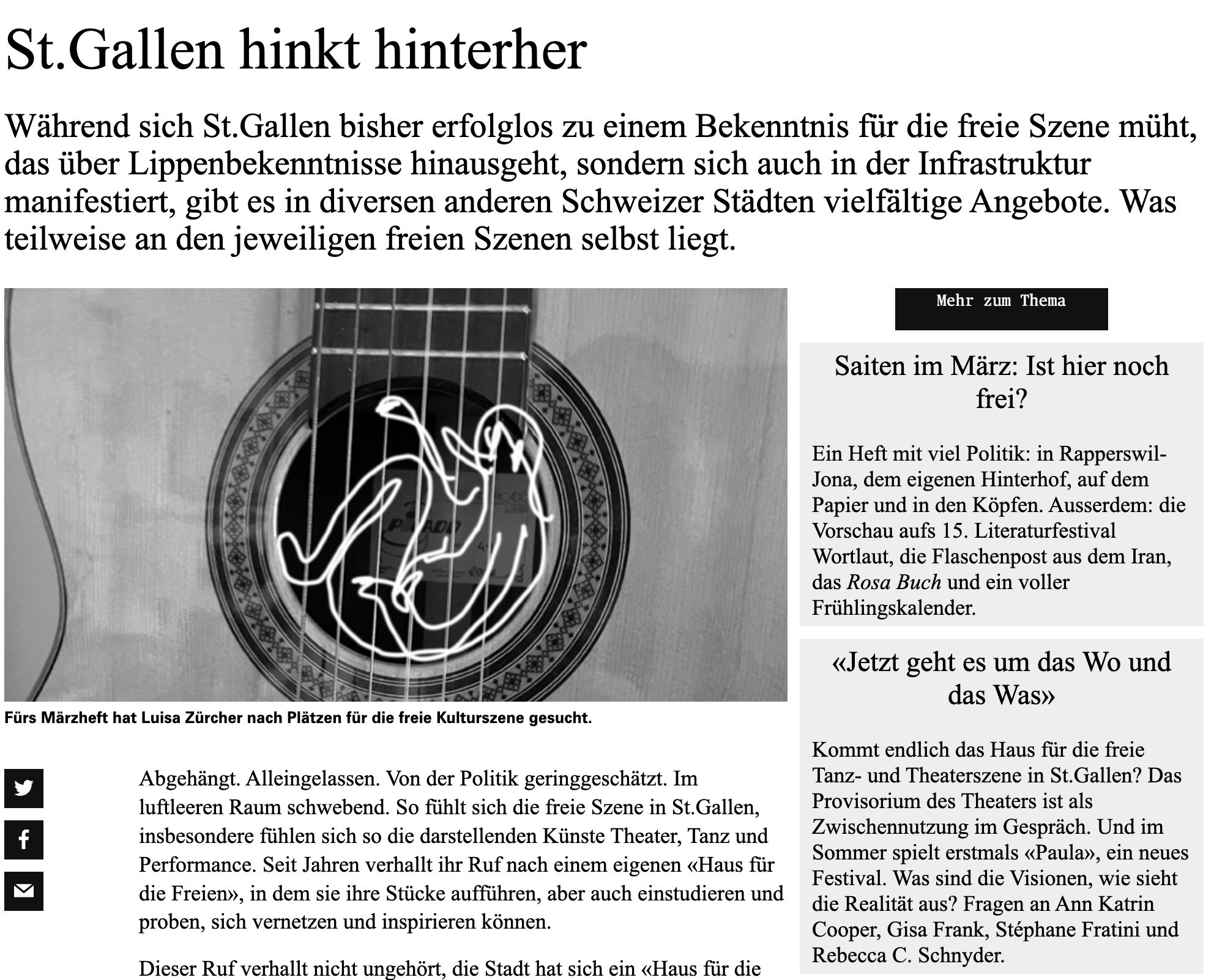 St.Gallen hinkt hinterher